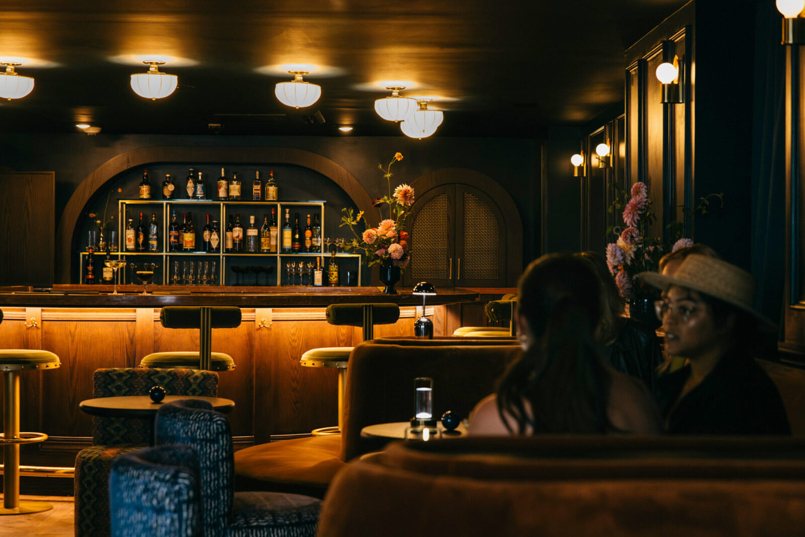 Inside of May Peel cocktail bar