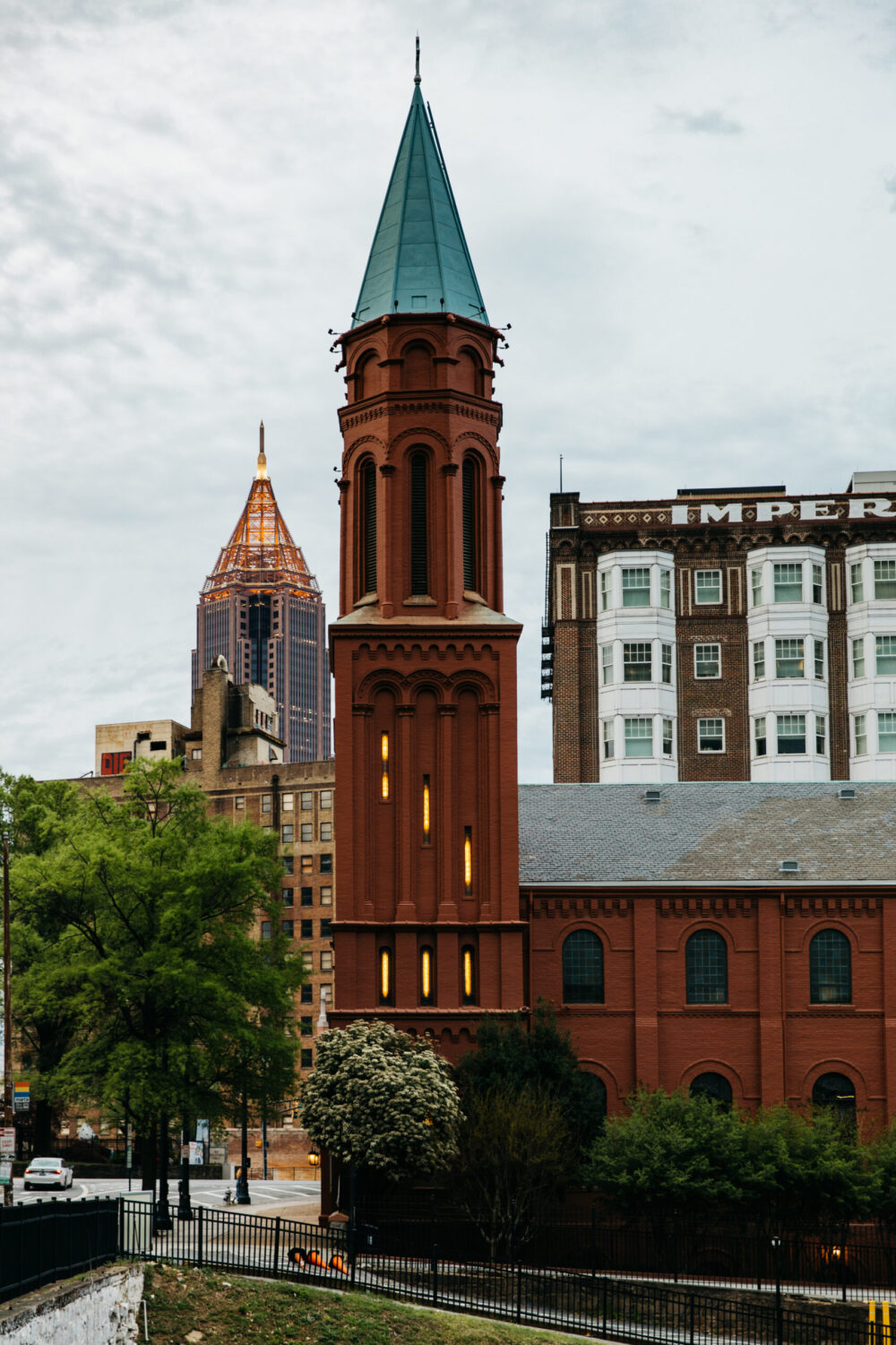 Brown brick building